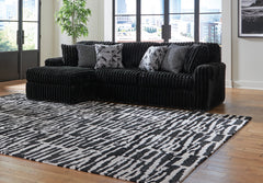 Midnight-Madness Modular Corduroy Sectional