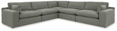 Elyza 5-Piece Sectional with Ottoman
