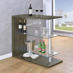 Prescott Grey Home Bar