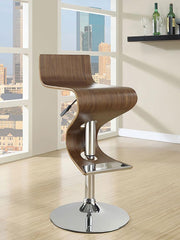 Covina Brown Adjustable Bar Stool