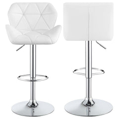 Berrington White Adjustable Bar Stool