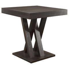 Freda Brown Counter Height Dining Table