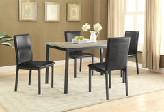 Garza Grey 5 Pc Dining Set