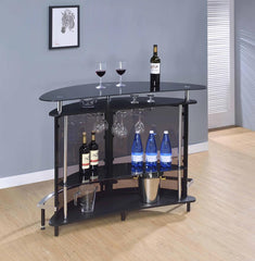 Amarillo Black Home Bar
