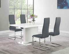 Anges Grey 5 Pc Dining Set