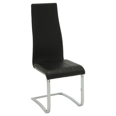 Anges Black 5 Pc Dining Set