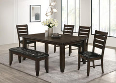 Dalila Brown 6 Pc Dining Set
