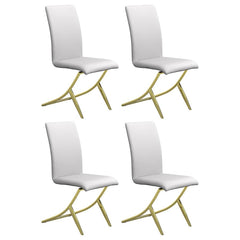 Carmelia White Side Chair