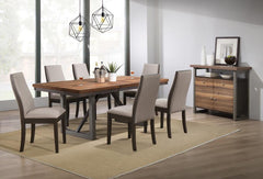 Spring Creek Brown 7 Pc Dining Set