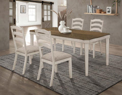 Ronnie Ivory 5 Pc Dining Set