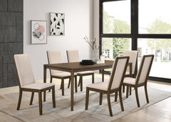 Wethersfield Brown 7 Pc Dining Set
