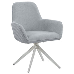 Abby Grey Swivel Arm Chair