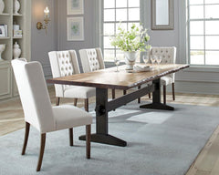 Bexley Brown 5 Pc Dining Set