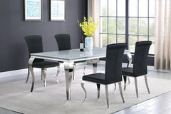 Carone Black 5 Pc Dining Set