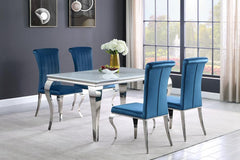 Carone Blue 5 Pc Dining Set