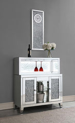 Yvaine Silver Bar Cabinet