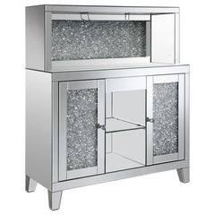 Yvaine Silver Bar Cabinet