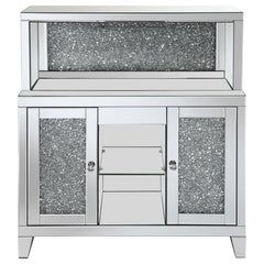 Yvaine Silver Bar Cabinet