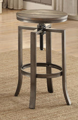 Bartlett Brown Adjustable Bar Stool
