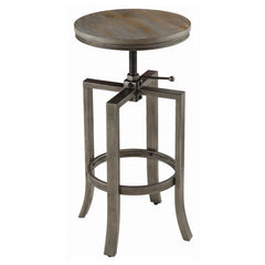 Bartlett Brown Adjustable Bar Stool