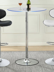 Thea Silver Bar Table