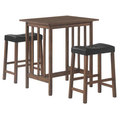 Oleander Brown 3 Pc Counter Height Dining Set