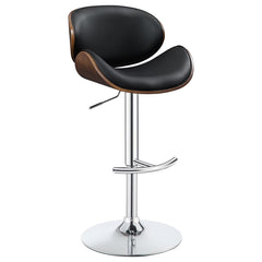 Harris Black Adjustable Bar Stool