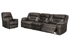 Kincord 2-Piece Sectional with Recliner - PKG000831