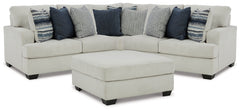 Lowder 3-Piece Sectional with Ottoman