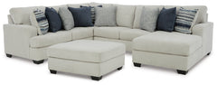 Lowder 4-Piece Sectional with Ottoman - PKG012996