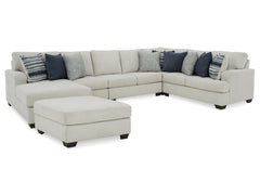 Lowder 5-Piece Sectional with Ottoman - PKG012992