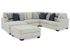 Lowder 4-Piece Sectional with Ottoman - PKG012993