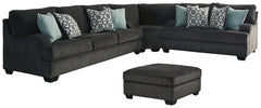 Charenton 3-Piece Sectional with Ottoman