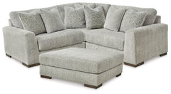 Regent Park 3-Piece Sectional with Ottoman - PKG013001