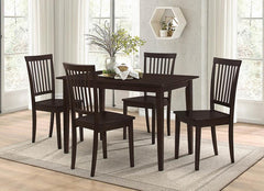 Gomez Brown 5 Pc Dining Set