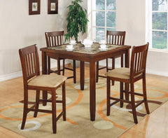Jardin Brown 5 Pc Counter Height Dining Set