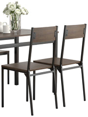 Lana Black 5 Pc Dining Set