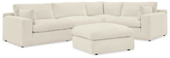 Next-Gen Gaucho 4-Piece Sectional with Ottoman - PKG013010