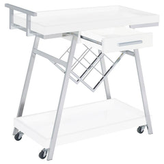 Kinney White Bar Cart