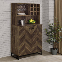 Mendoza Brown Bar Cabinet
