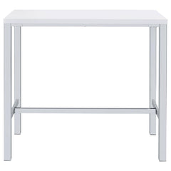 Natividad White 5 Pc Bar Set