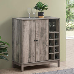 Cheyenne Grey Bar Cabinet