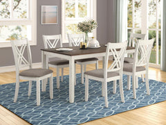 Fortress Ivory 7 Pc Dining Set
