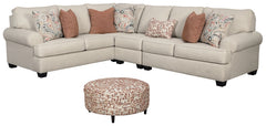 Amici 3-Piece Sectional with Ottoman - PKG000960