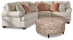 Amici 2-Piece Sectional with Ottoman - PKG000958