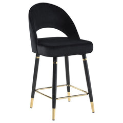Lindsey Black Counter Stool