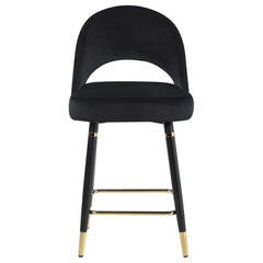 Lindsey Black Counter Stool