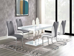 Brooklyn White 5 Pc Dining Set