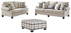 Meggett Sofa, Loveseat and Ottoman