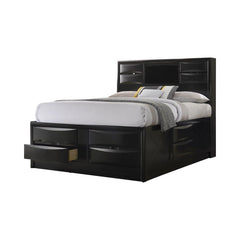 Briana Black California King Storage Bed